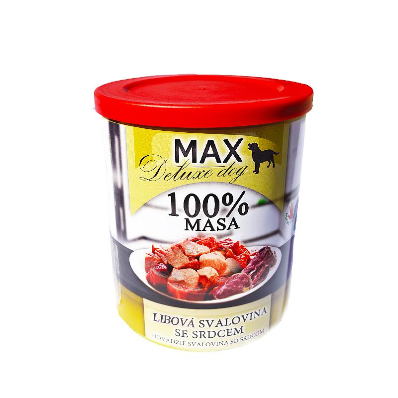 MAX libová hovězí svalovina s chrupavkou konzerva 800 g