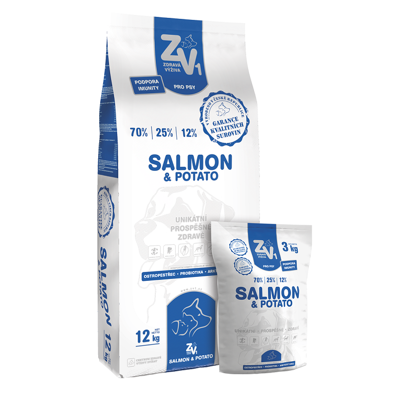 ZV1 Salmon & Potato 12 kg + DÁREK