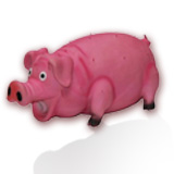 Nobby růžové latexové chrochtající prasátko 20 cm
