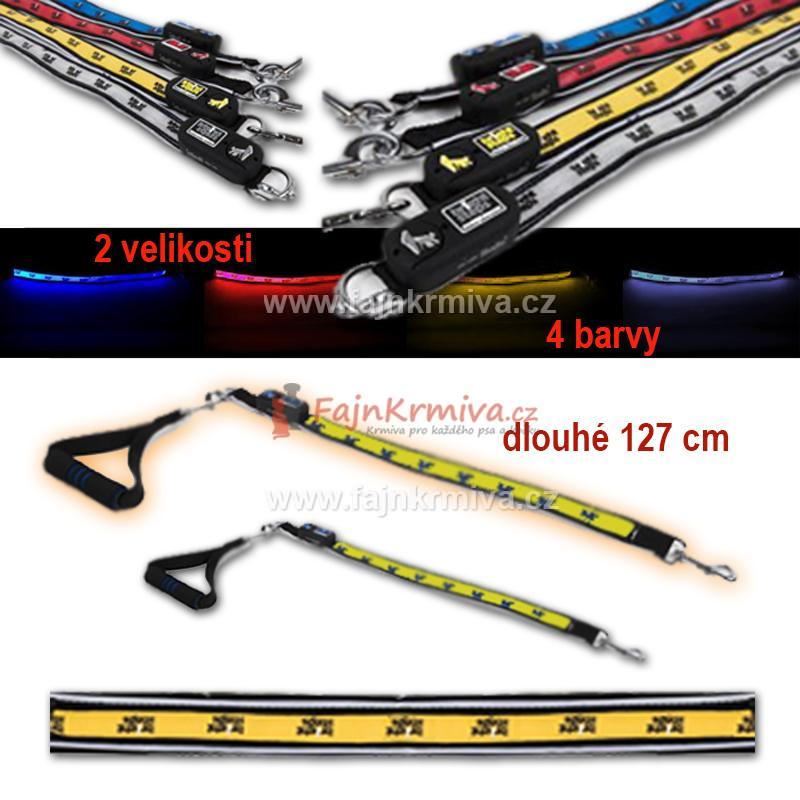 Svítící vodítko Bright Steps dlouhé (různé barvy)