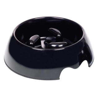 Nobby melaminová protihltací miska černá 400 ml